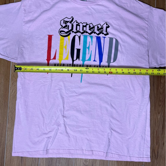 Street Legend Keep It Real Shirt XL Pink No Fakes - Picture 4 of 5